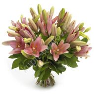 19 pink lilies