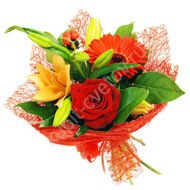 Bright mini bouquet